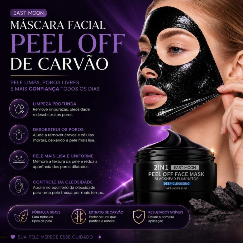Máscara removedora de cravo
