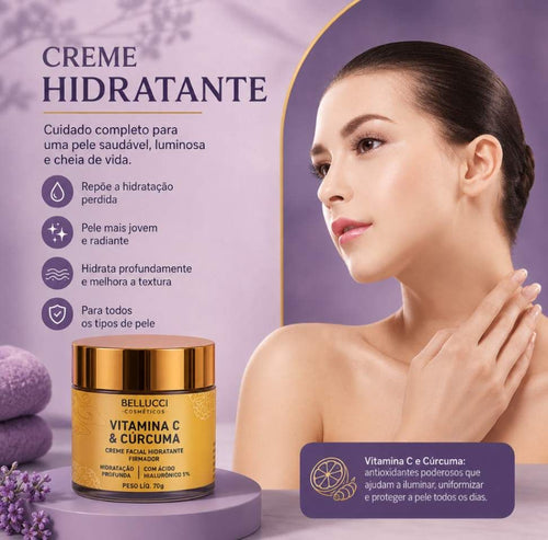Creme Hidratante Facial Vitamina C
