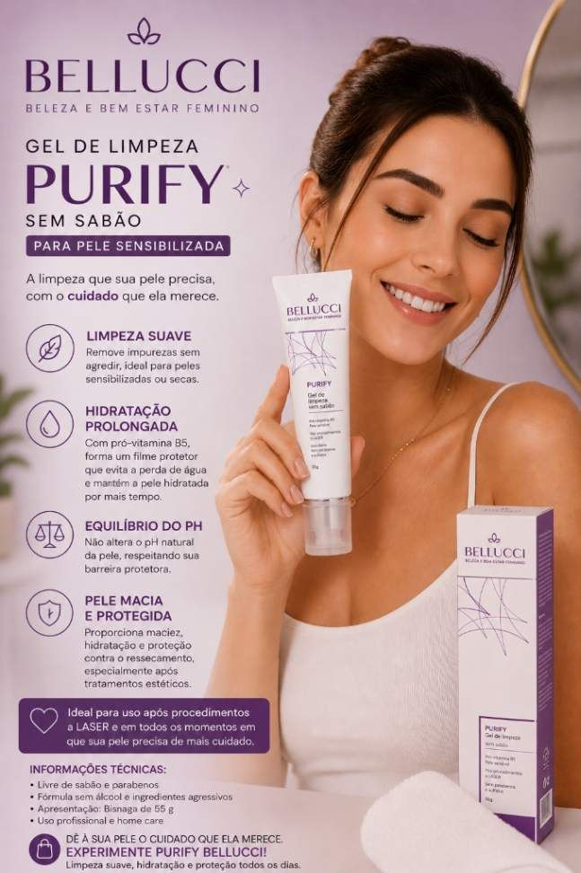 Gel de limpeza sem sabão 55g