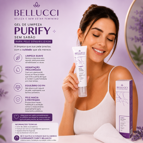 Gel de limpeza sem sabão 55g